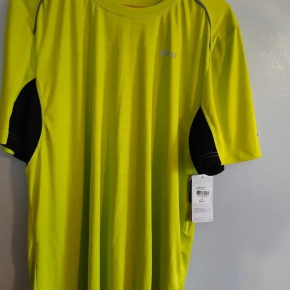 Asics Neon Yellow and Black Short Sleeve Shirt - Picture 1 of 11